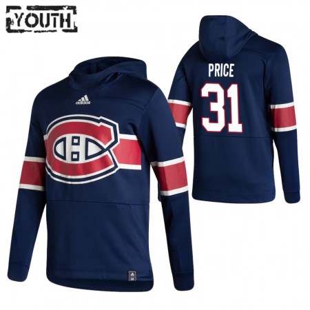 Dětské Montreal Canadiens Carey Price 31 2020-21 Reverse Retro Pullover Mikiny Hooded